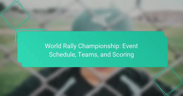 World Rally Championship: Event Schedule, Teams, and Scoring